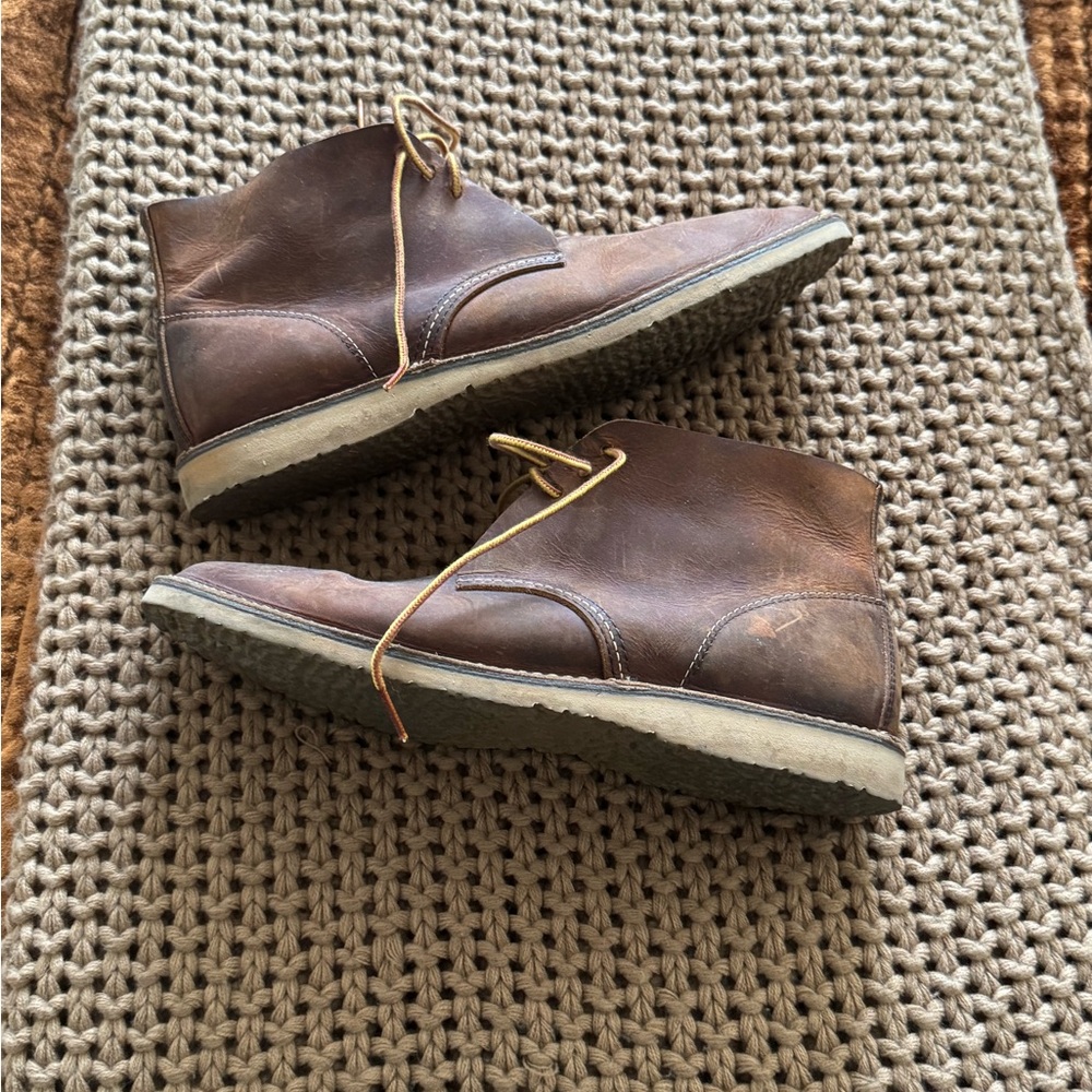 Red Wing Shoes Brown Chukka Boots